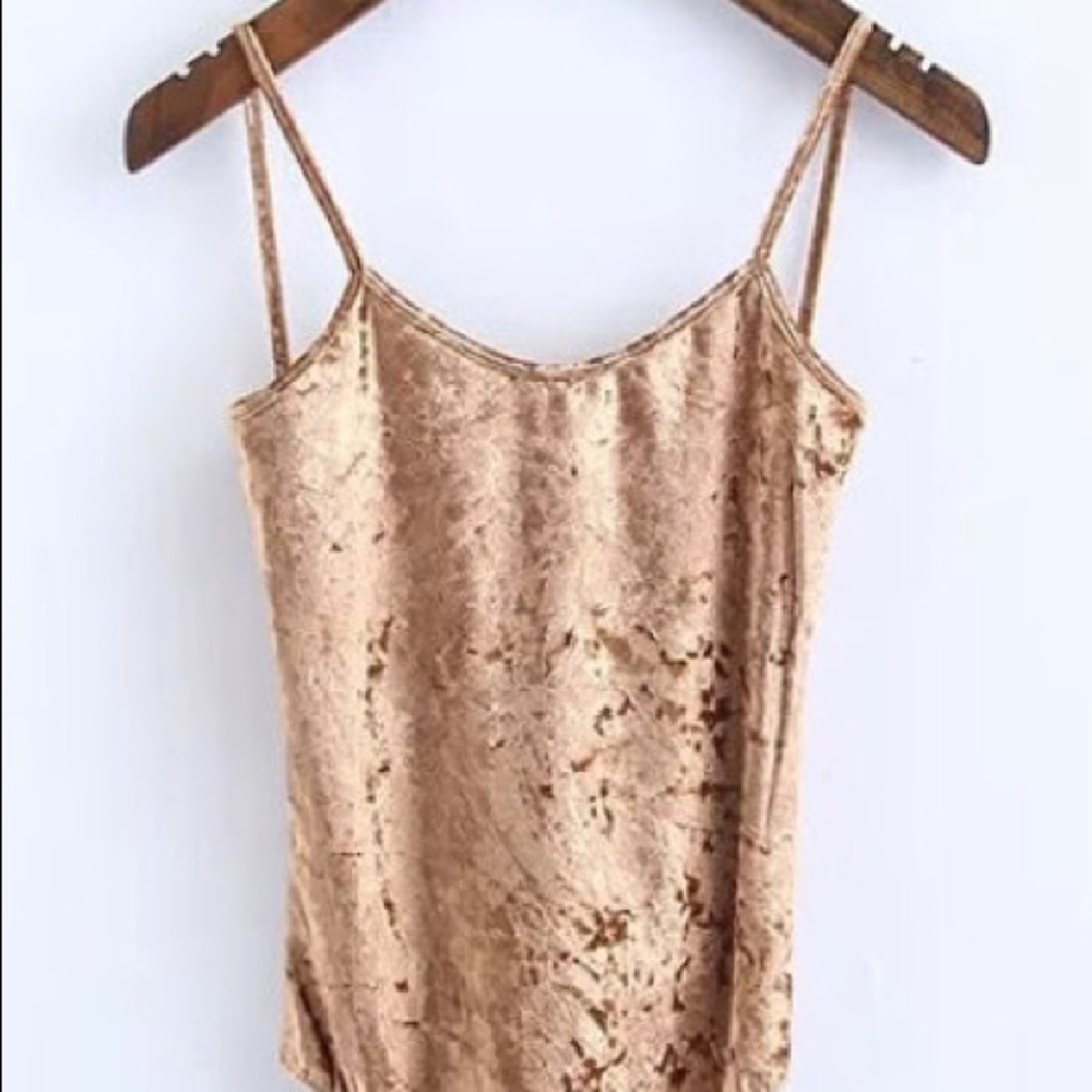 Gold Velvet Bodysuits
